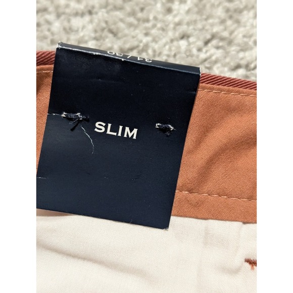 J. Crew Men's Driggs Slim Fit Chinos, Dusty Red, Size 31x30 NWT - Picture 7 of 8